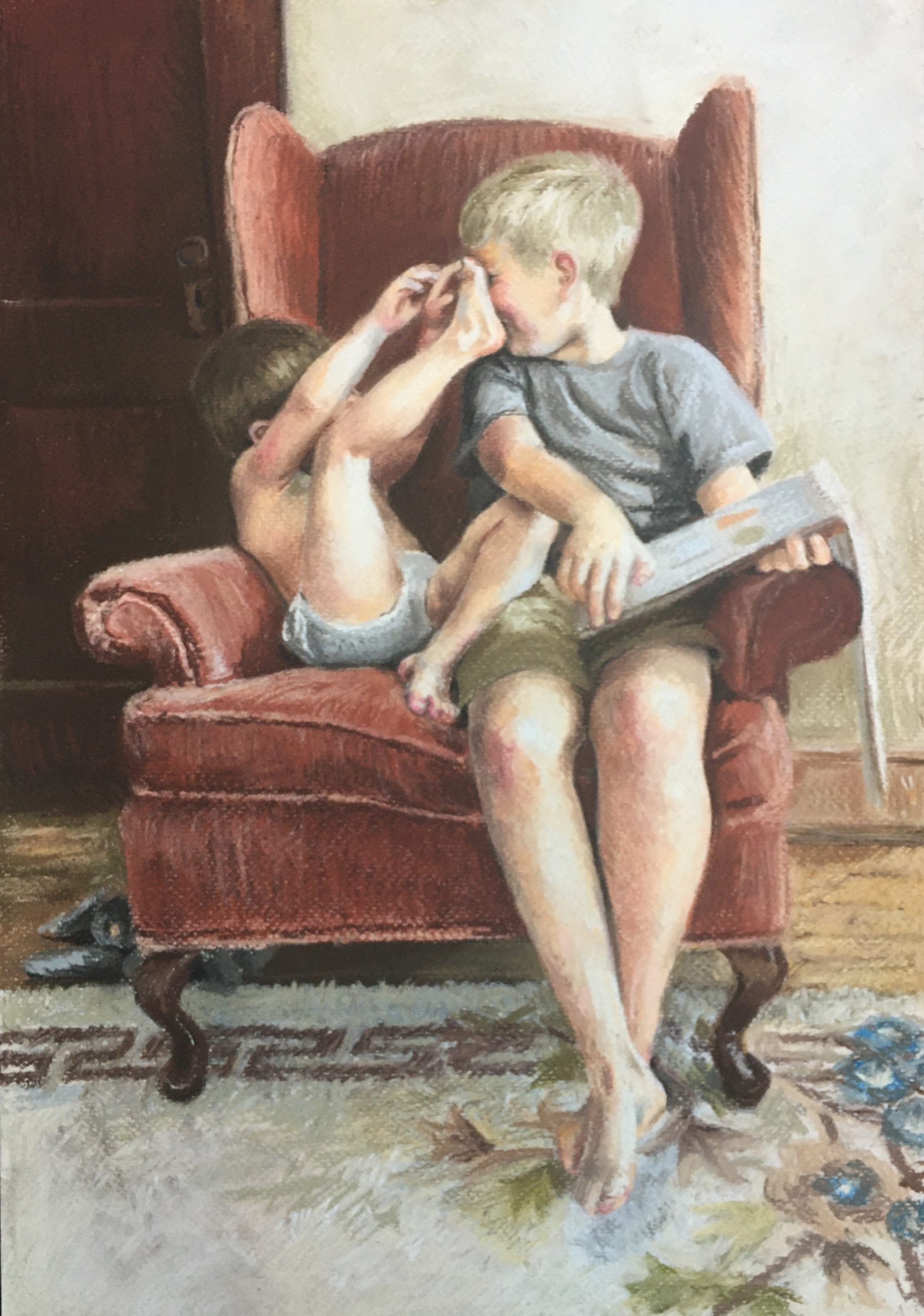 Chalk Pastel Portraits? But why?